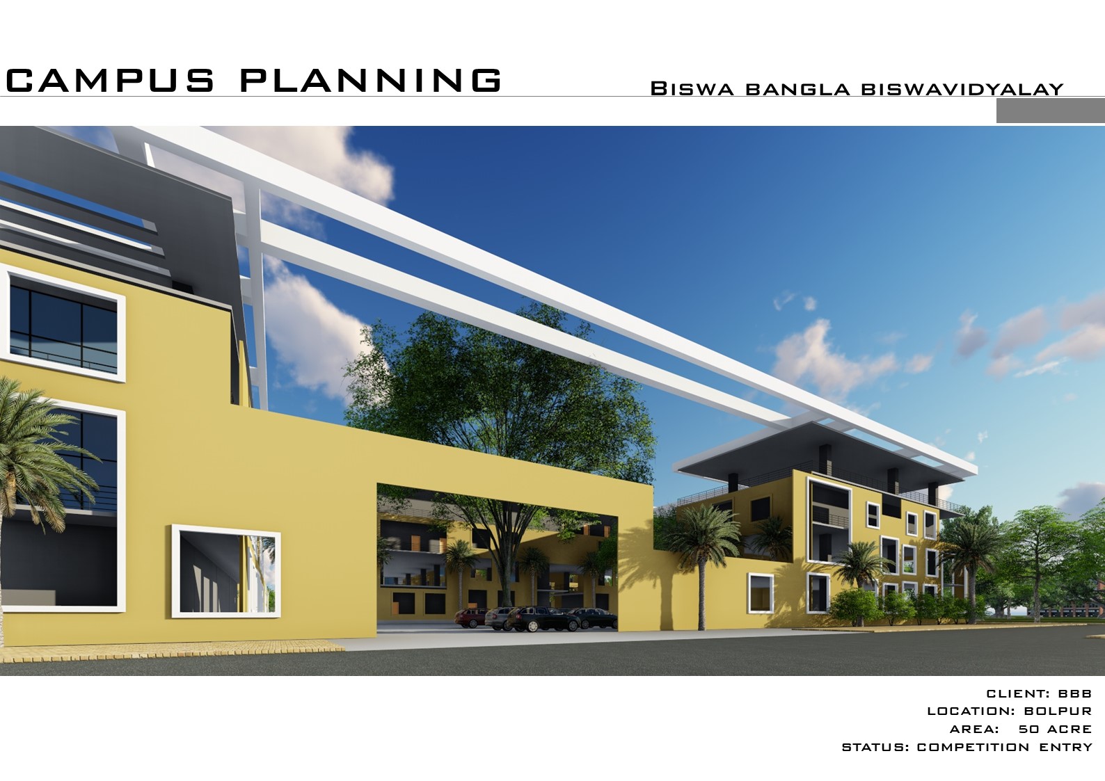 CAMPUS PLANNING - BISWA BANGLA VISHWAVIDYALAYA CAMPUS